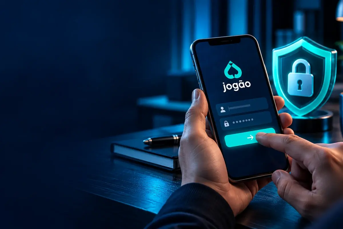 Proteção de senha em um smartphone