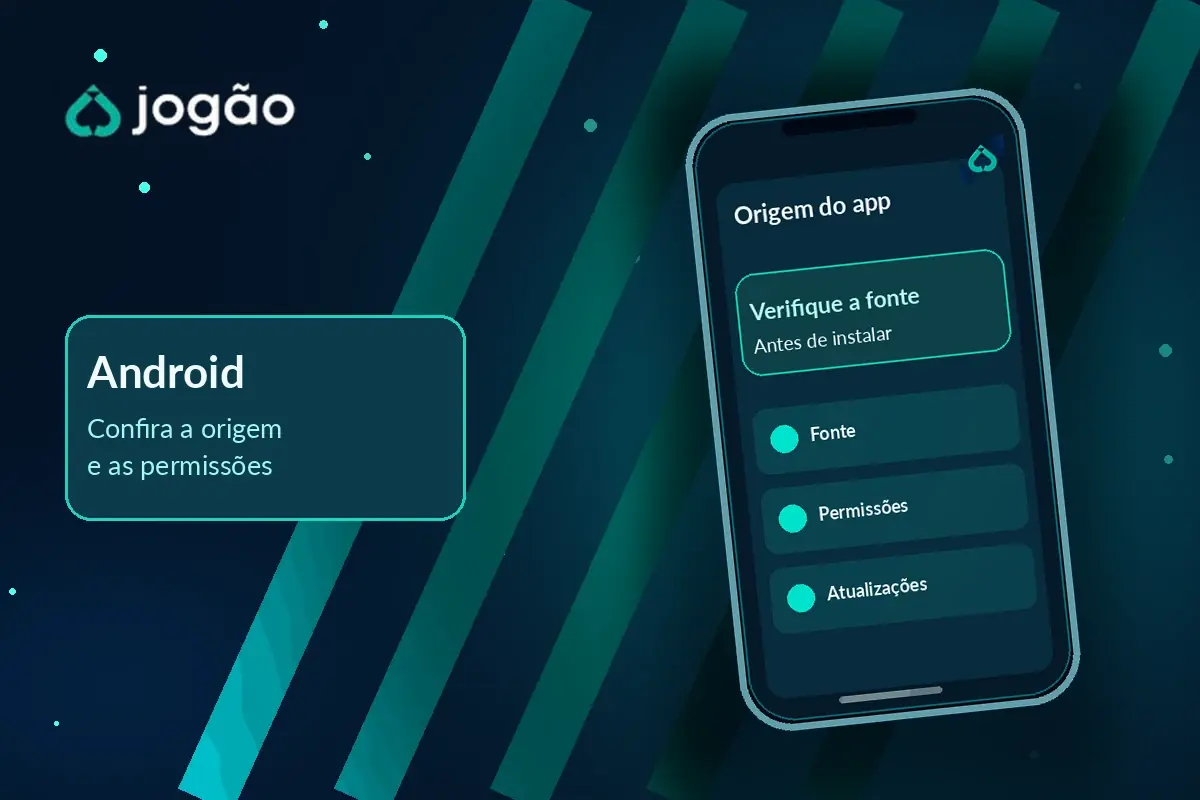 Android com alerta para conferência da origem do app