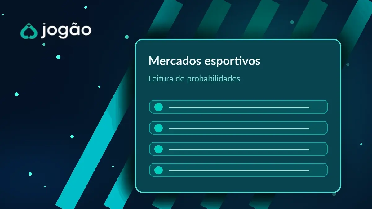 Visão conceitual de linhas e probabilidades esportivas